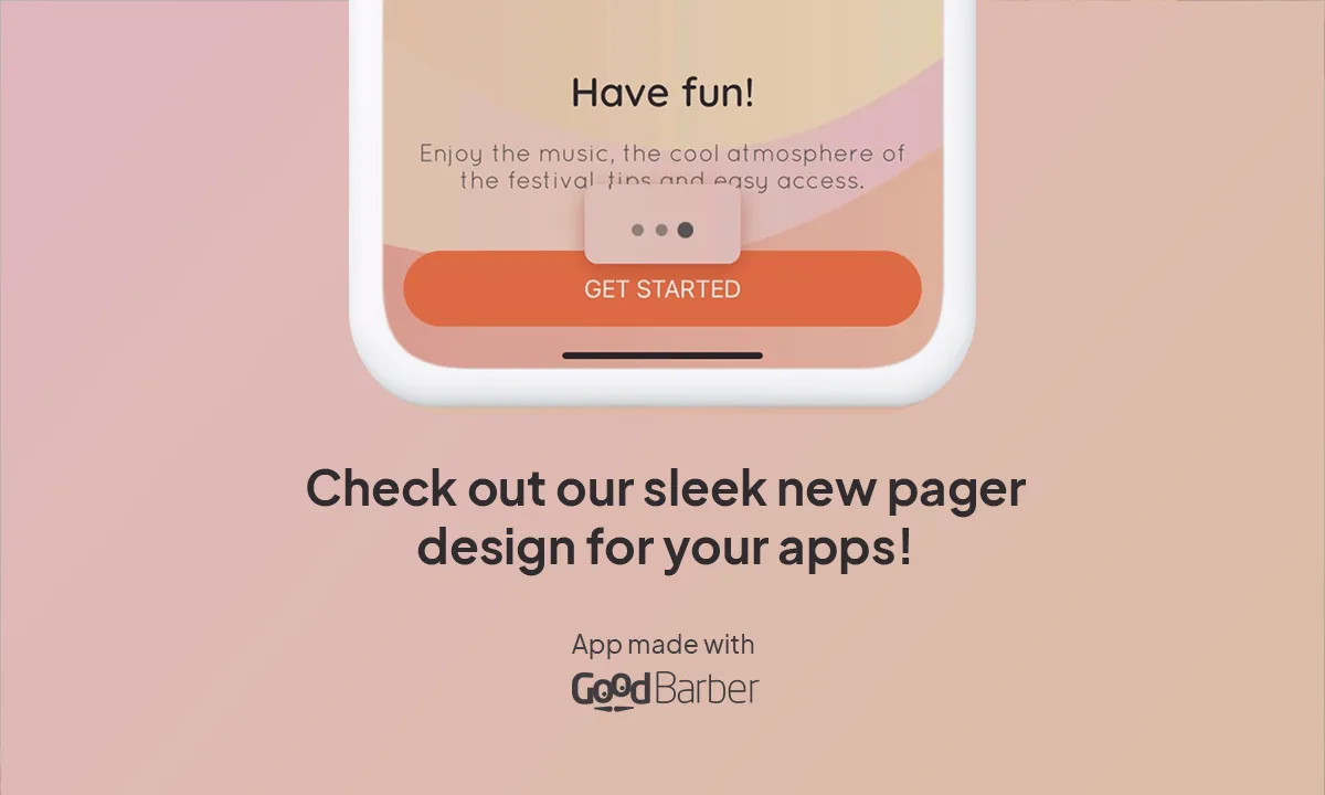 New pager design: a modernized navigation